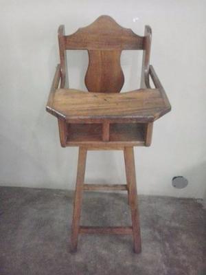 Silla De Comer Para Bebe En Madera