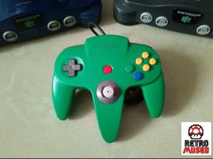 *retro* Control Verde Original Nintendo 64