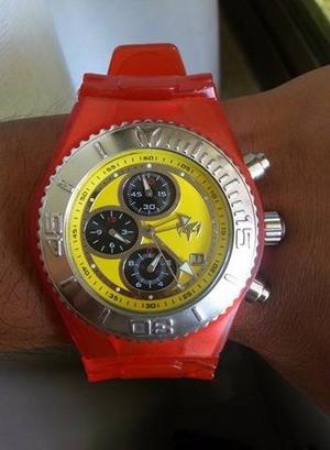 Reloj Technomarine Raft Rsxmm Fondo Amarillo