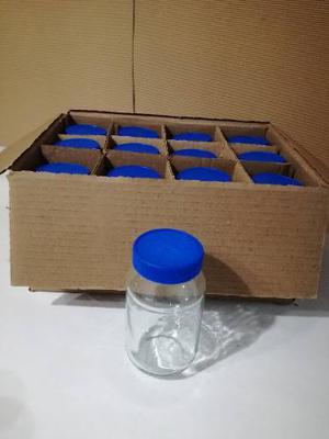 Cajas De Envases, Frascos De 500 Cc Con Tapa Plastica Azul