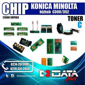 Chip Konica Minolta Bizhub C, Toner,cyan,  Copia