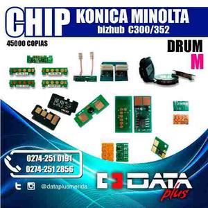 Chip Konica Minolta Bizhub C,drum,magenta,  K