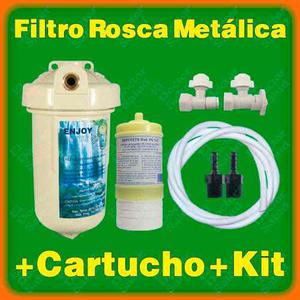 Filtro Agua Enjoy #7 Rm + Cartucho + Multikit Instalacion R4