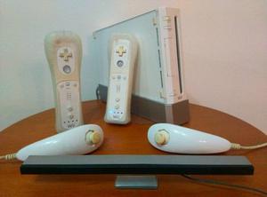 Nintendo Wii 2 Controles Chipeado Oferta De Navidad