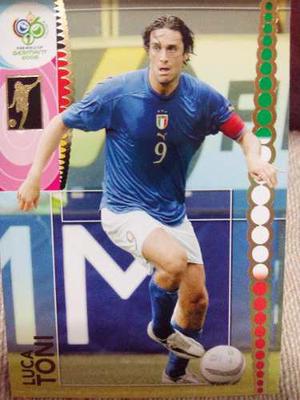 Tarjeta Luca Toni Italia Trading Cards Alemania 