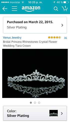 Tiara Para Novias O Quinceañeras Importada