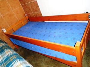 Cama Cuna Con Barandas Individual