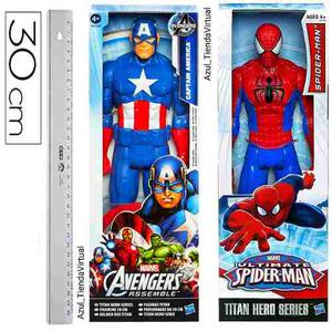 Juguetes Original Capitan America O Spiderman Titan Hero