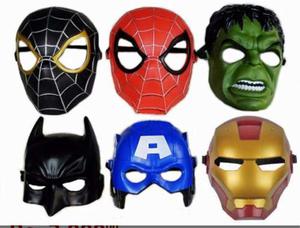 Mascaras Hombre Araña Airon Man Capitan America Hulk Batman