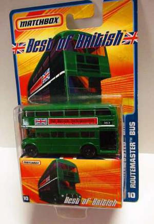 Matchbox Routemaster Bus Escala 1/64 Best Of British 