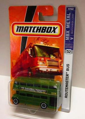 Matchbox Routemaster Bus, Escala 1:64 Mbx Metal 52, Nuevo