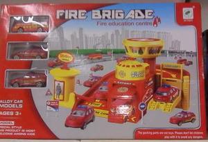 Pistas Hot Wheels Estacion De Bomberos Juguete Pistas