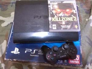 Ps3 Super Slim + 1 Control + 3 Juegos En Caja Sin Detalles.