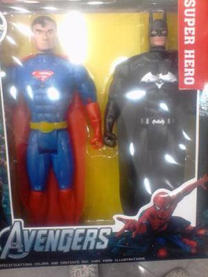 Set Avengers / Super Man Y Batman / Aprox. 22 Cm Oferta