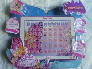 Tablet De Barbie Mariposa Y Princesa Hadas Niñas Tableta