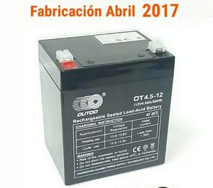 Bateria Pila Recargable 12v 4.5ah Para Ups, Cerco, Lamparas
