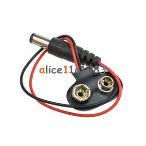 Conector De Bateria T Tipo 9v Dc Jack Para Arduino