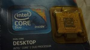 Procesador Intel Core 2 Duo, Socket E + Fan Cooler
