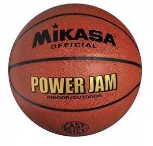 Balón De Basket Power Jam De Cuero Mikasa Original