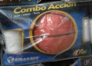 Balon De Basket - Volleyball / Combo Accion Marca Tamanaco