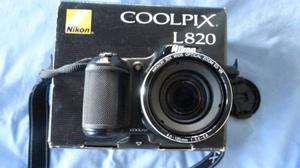 Camara Nikon L810 Coolpix, 16 Mp, 30 Zoom, Semi Profesional