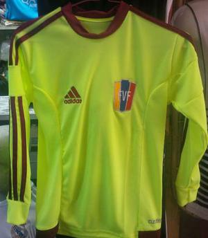 Camisa Manga Larga Local Y Vistante Vinotinto Niño Y Adulto