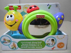 Caracol Musical 1-2-3 Fisher Price Juego Juguete Bebes