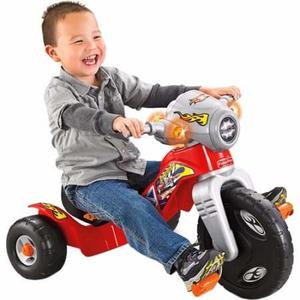 Triciclo Fisher-price Hot Wheels Luces Y Sonidos