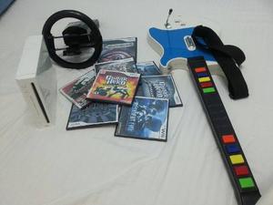 Consola De Wi Chipeado + 8 Juegos+ Guitarra + Volante
