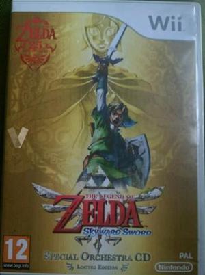 Juego De Wii Original Zelda Skyward Sword Edicion Especial.