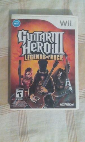 Juego Guitar Hero Legends Of Rock Wii Original