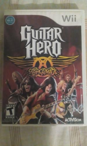 Juego Guitar Hero Wii Aerosmith Original