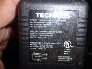 Technics Tead-u Ac Adapter Power Supply 12v