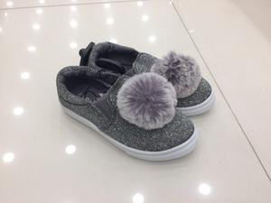 Zapatos Pompom Niñas Zapatillas Peludo Mayor Detal