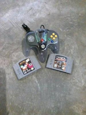 Control De Nintendo 64 Mas 2 Juegos