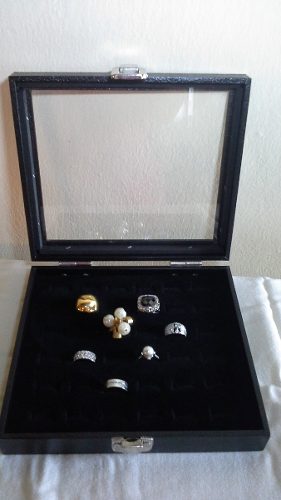 Joyero Caja Para Guardar O Exhibir Anillos