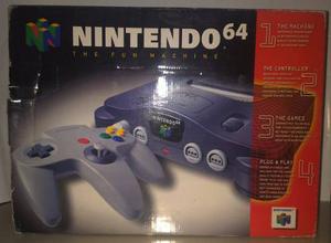 Nintendo 64 Consola-cables-2 Controles+4 Juegos