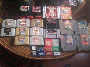 Nintendo 64, Nes, Snes, Game Boy