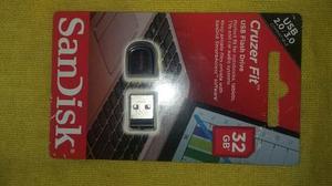 Pen Drives De 32 Gigabytes Sandisk Cruzer Fit