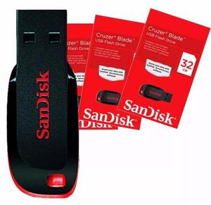 Pendrive 32gb Sandisk Cruzer Blade Usb Flash Drive 2.0