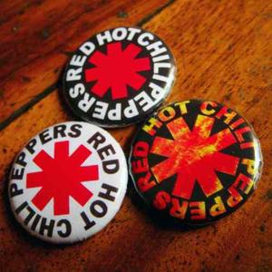 Red Hot Chili Peppers Colección De Chapitas 25mm Bandas