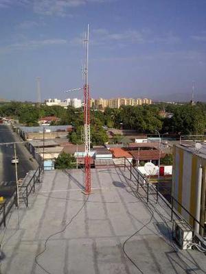 Torre De Aluminio De 12 Mts Para Telecomunicaciones,wifi,fm
