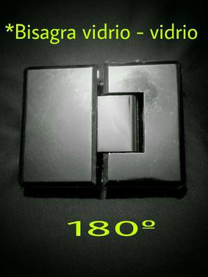 Bisagra Vidrio-vidrio Cromadas De º