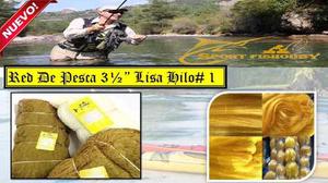 Malla / Tren / Red Pesca Lisa Lisero 3 1/2 Hilo # 1 Paquete