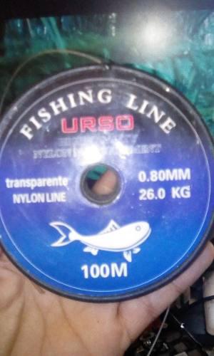 Nylon Transparente Pesca 100mtrs 0.80mm