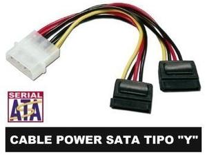 Cable Power Sata, Convierte Tu Salida Power Ide En 2 Powsata