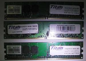 Ram Memoria Ddr Titan 512mb