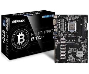 Tarjeta Madre Asrock H110 Pro Btc+ 13gpu