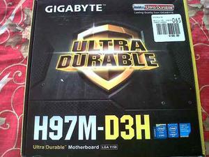 Tarjeta Madre Gigabyte H97m-d3h Compatible Procesador Intel