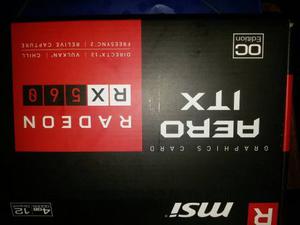 Tarjeta Radeon 4g De 560 Msi Totalmente Nueva